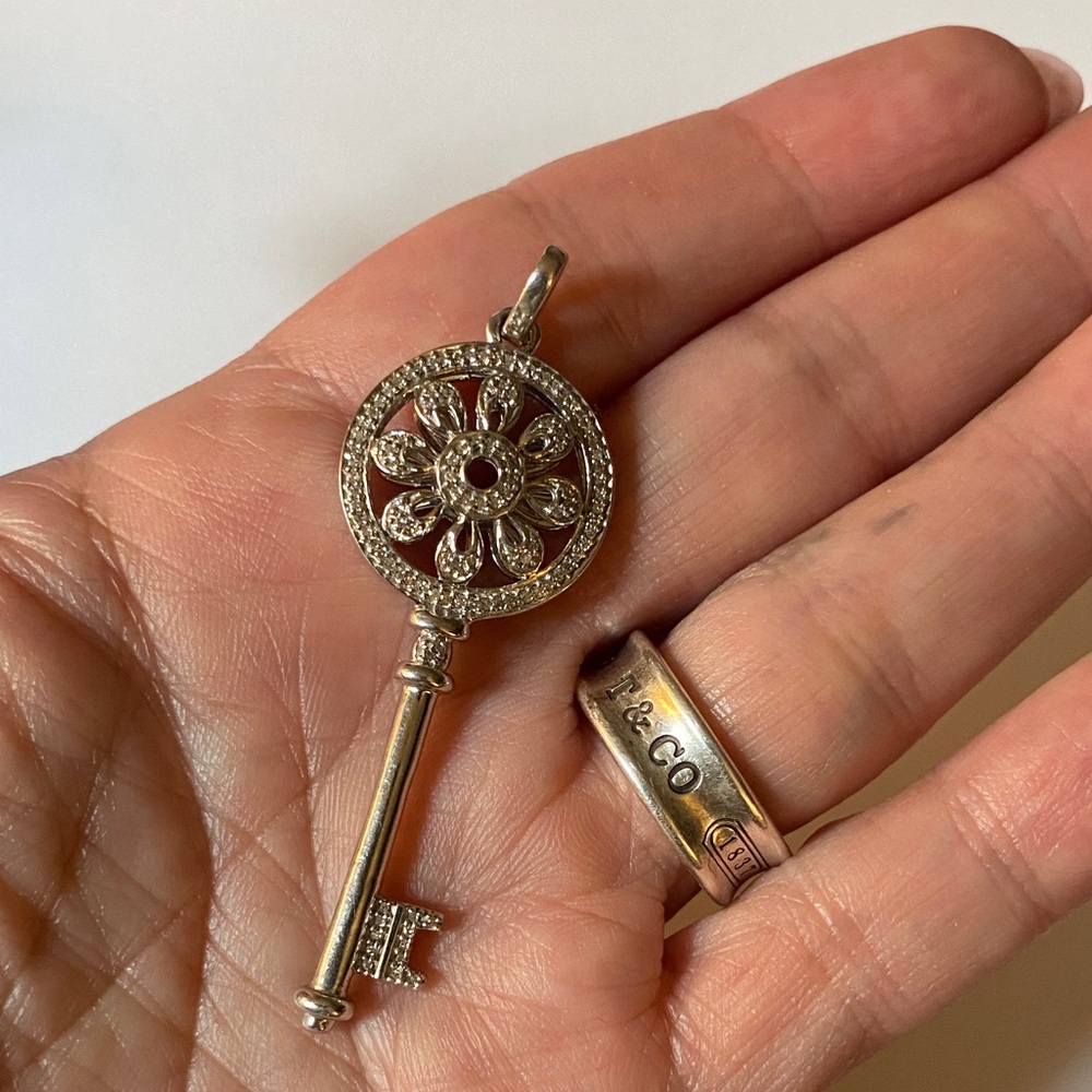Genuine Diamond Key Pendant from Kay Jewelers